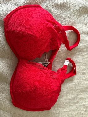 Red Lace Underwire Bra - Women Intimates & Sleepwear